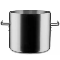 Convivo, Pentola trilamina Cm.24, Satinata - Alessi