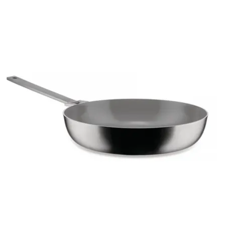 Convivo, Padella trilamina Cm.28 in acciaio, Satinato - Alessi