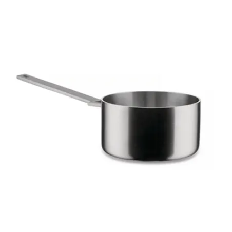 Convivo, Casseruola trilamina Cm.16 in acciaio, Satinato - Alessi