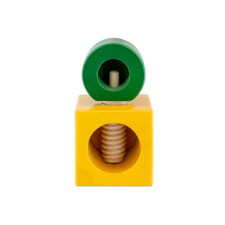 ES20, Schiaccianoci in legno di faggio, Giallo e verde - Alessi