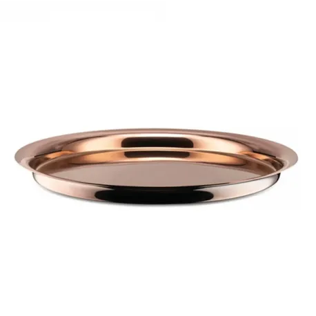 Kuru Kuru, Vassoio in acciaio inossidabile 18/10, con rivestimento in PVD rame - Alessi