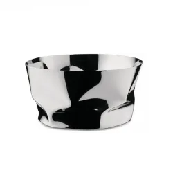 Compressioni, Cestino in acciaio inossidabile 18/10 tornito in lastra e schiacciato - Alessi