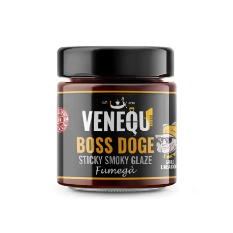 Salsa Bbq - Boss Doge Fumegà - In vasetto vetro Gr. 200 - Venequ