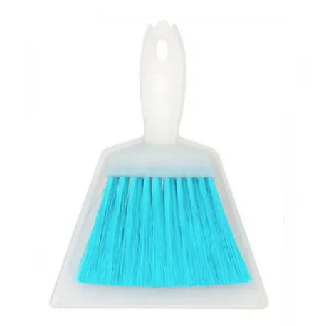 Paletta sporco in plastica con scopino Cm.19