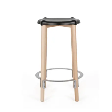 Poêle, Sgabello alto, Nero - Alessi