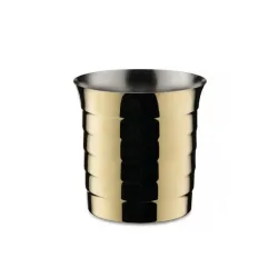 Dervisci, Bicchiere in acciaio inossidabile 18/10 con rivestimento in PVD, Rame - Alessi