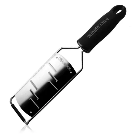 Grattugia con lama a scaglie grandi serie Gourmet, Nera - Microplane