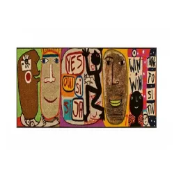 Tappeto Design Think Positiv Wash+dry - Kleen-Tex