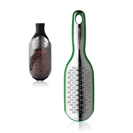 Grattugia con doppia lama media serie Premium, Verde - Microplane