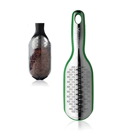 Grattugia con doppia lama media serie Premium, Verde - Microplane
