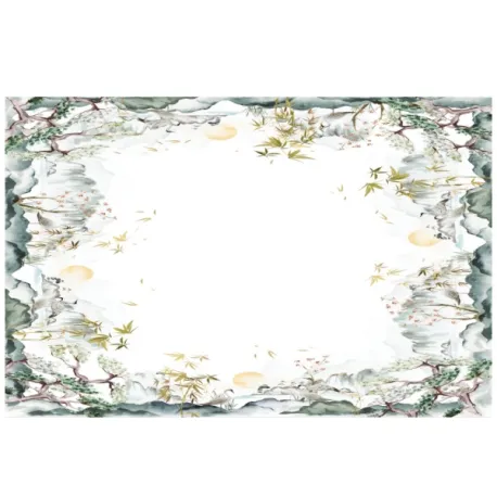 Heiwa, Runner in puro lino Cm.170x45, 2 posti - Mitek