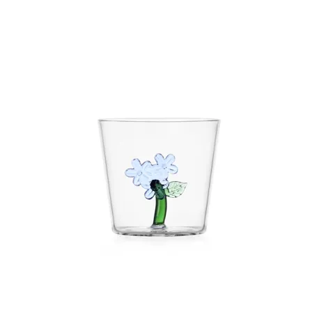 Botanica, Tumbler fiore azzurro dentro - Ichendorf