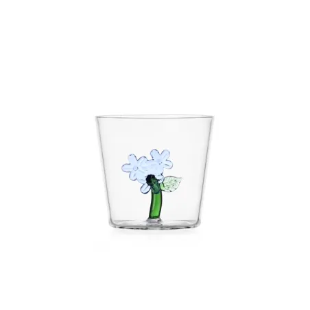 Botanica, Tumbler fiore azzurro dentro - Ichendorf