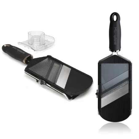 Mandolina regolabile con lama Julienne serie Specialty, Nera - Microplane