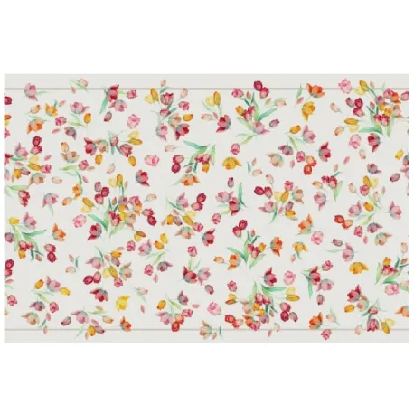 Soffio di primavera, Tovaglia in puro lino Cm.170x140, 4 posti - Mitek