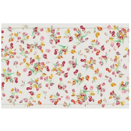 Soffio di primavera, Tovaglia in puro lino Cm.170x270, 10 posti - Mitek