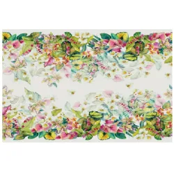 Essenza esotica, Tovaglia in puro lino Cm.170x270, 10 posti - Mitek