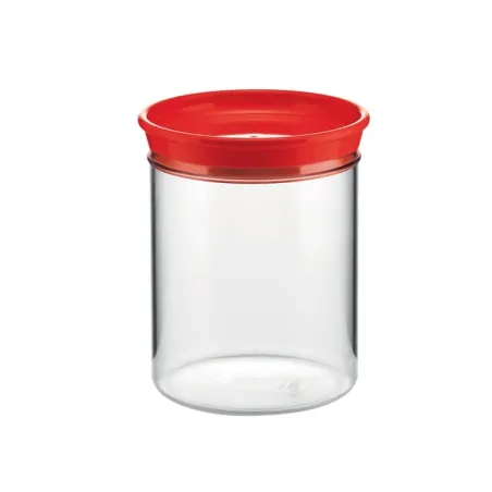 Barattolo - 500cc rosso trasparente - Guzzini