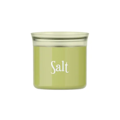 Barattolo ovale salvafreschezza Cc.500 salt 'food storage' verde avocado - Guzzini
