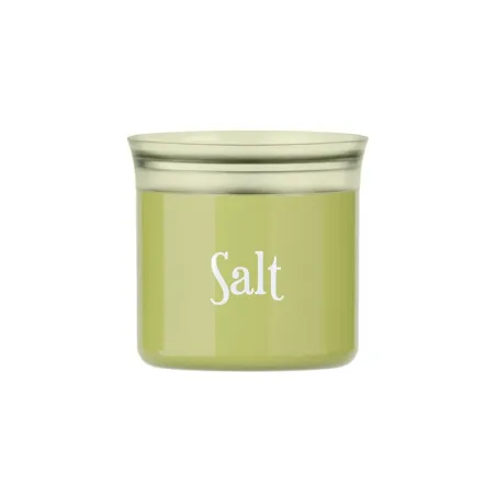 Barattolo ovale salvafreschezza Cc.500 salt 'food storage' verde avocado - Guzzini