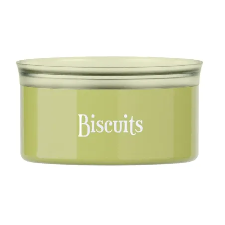 Barattolo ovale salvafreschezza Cc.2000 biscuits 'food storage' verde avocado - Guzzini