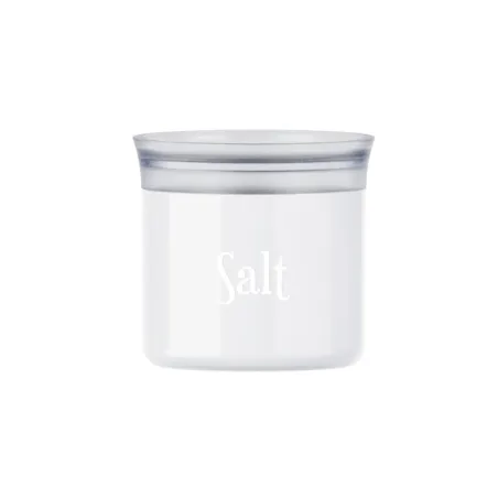 Barattolo ovale salvafreschezza Cc.500 salt 'food storage' bianco latte - Guzzini
