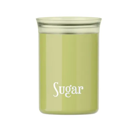 Barattolo ovale salvafreschezza Cc.1000 sugar 'food storage' verde avocado - Guzzini