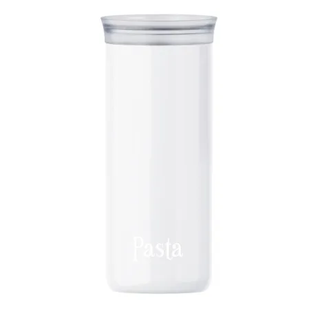 Barattolo ovale salvafreschezza Cc.1900 pasta 'food storage' bianco latte - Guzzini