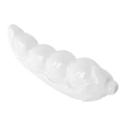 Fattoria, Set 6 poggiaposate baccello - La Porcellana Bianca