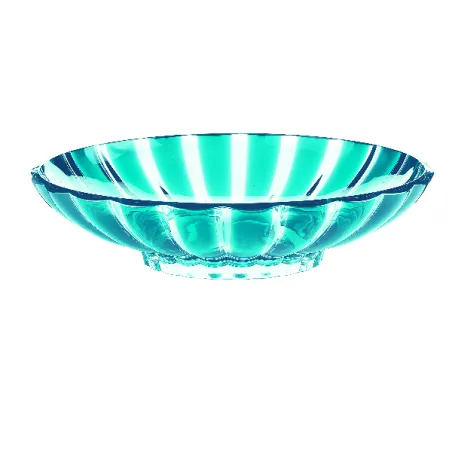 Centrotavola/Fruttiera 'dolcevita' turchese - Guzzini