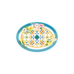 Vassoio ovale piccolo 'flower&lemon' colori e decori vari - Guzzini