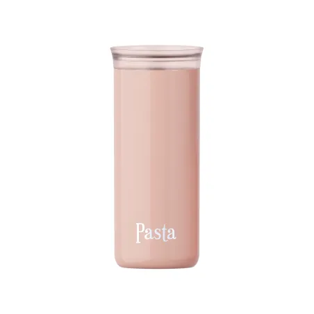 Barattolo ovale salvafreschezza Cc.1900 pasta 'food storage' rosa fiori di pesco - Guzzini.