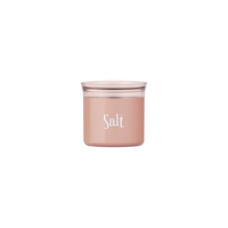Barattolo ovale salvafreschezza Cc.500 salt 'food storage' rosa fiori di pesco - Guzzini.