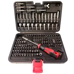 Valigetta con inserti T, PH, PZ, EX, TX, TX foro, bussole 138 pezzi