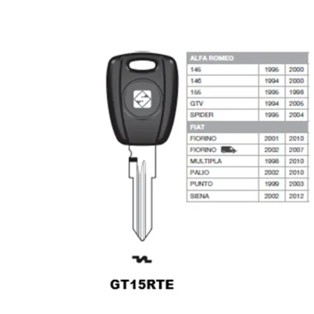 Chiave auto GT15RTE - Silca