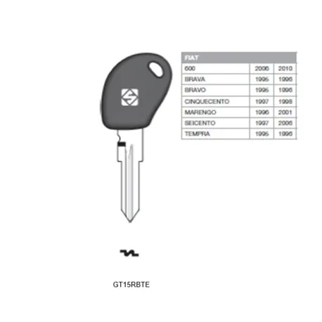 Chiave auto GT15RBTE - Silca