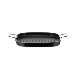 Pots&Pans, Bistecchiera antiaderente ceramico induzione a due manici Cm.29x29 - Alessi