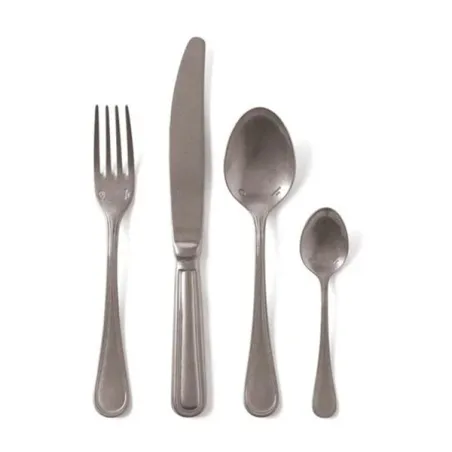 Csaba - Contour, Servizio 24 posate monoblocco acciaio inox vintage - Sambonet