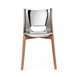 Poele Chair, Sedia monoscocca inox - Alessi