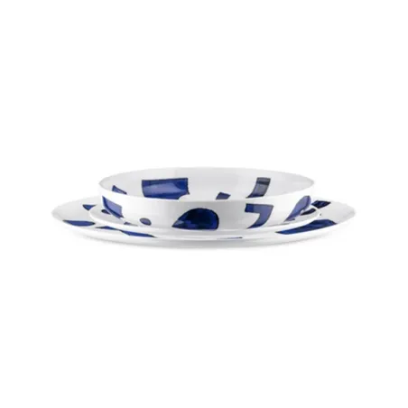 Itsumo - Yunoki ware, Set di piatti decoro giapponese pezzi 12 - Alessi.