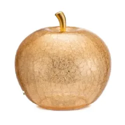 Mele Incantate, Mela vetro led oro Cm.30 - Lamart