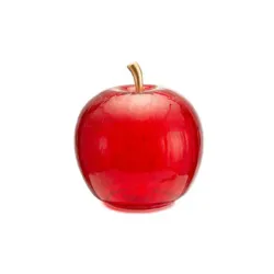 Mele Incantate, Mela vetro led rossa Cm.24 - Lamart