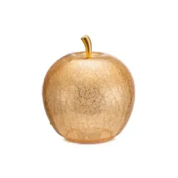 Mele Incantate, Mela vetro led oro Cm.24 - Lamart