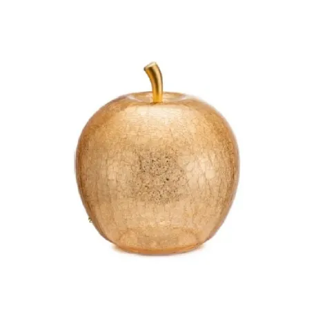 Mele Incantate, Mela vetro led oro Cm.24 - Lamart