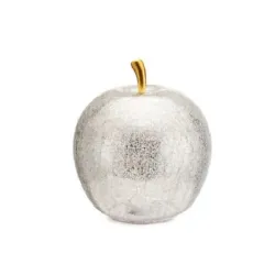 Mele Incantate, Mela vetro led silver Cm.24 - Lamart