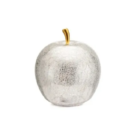 Mele Incantate, Mela vetro led silver Cm.24 - Lamart