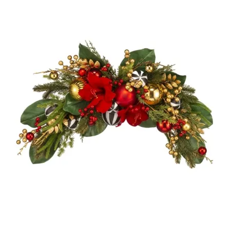 Il Natale Alle Porte, Corno di bue ghirlanda Cm.61 - Lamart