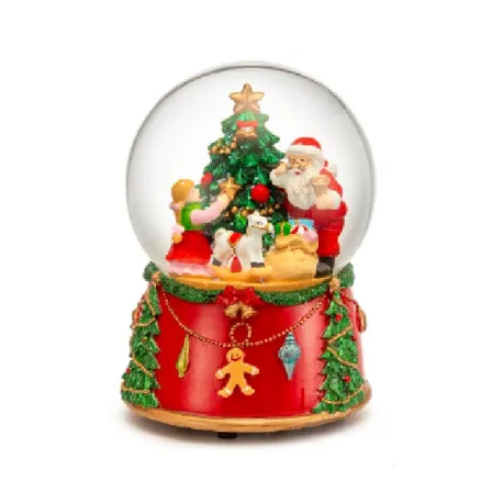 Carillons, Boule de neige carillon Cm.10x15 - Lamart