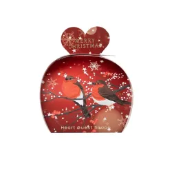 The English Shop, Confezione 3 saponette a forma di cuore - Merry Christmas - Lamart