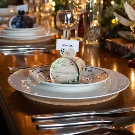 The English Shop, Confezione 3 saponette a forma di cuore - Under the Mistletoe - Lamart